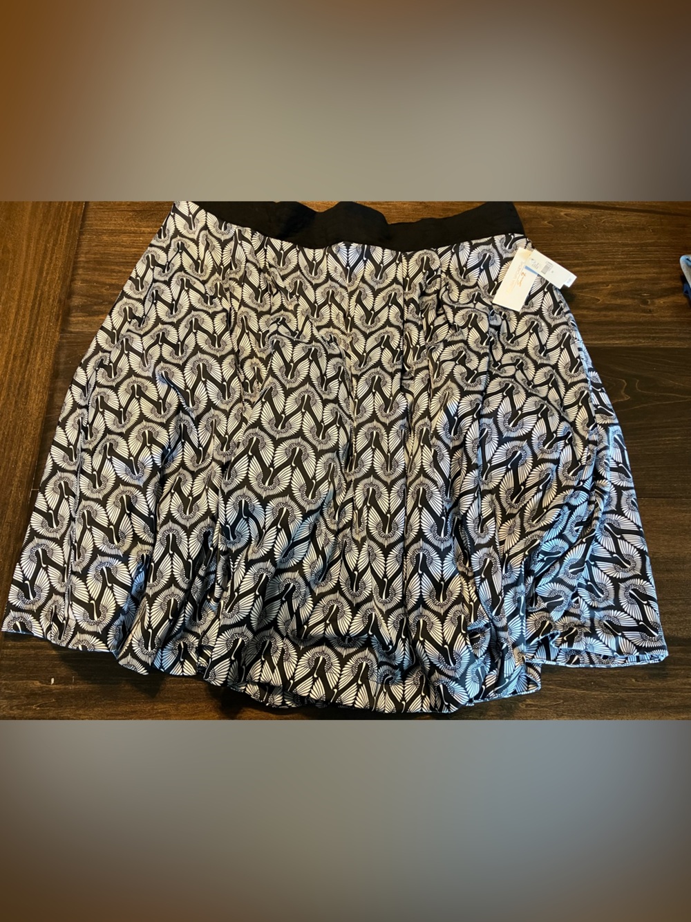 Melissa McCarthy Seven7 pleated full circle skirt -NWT